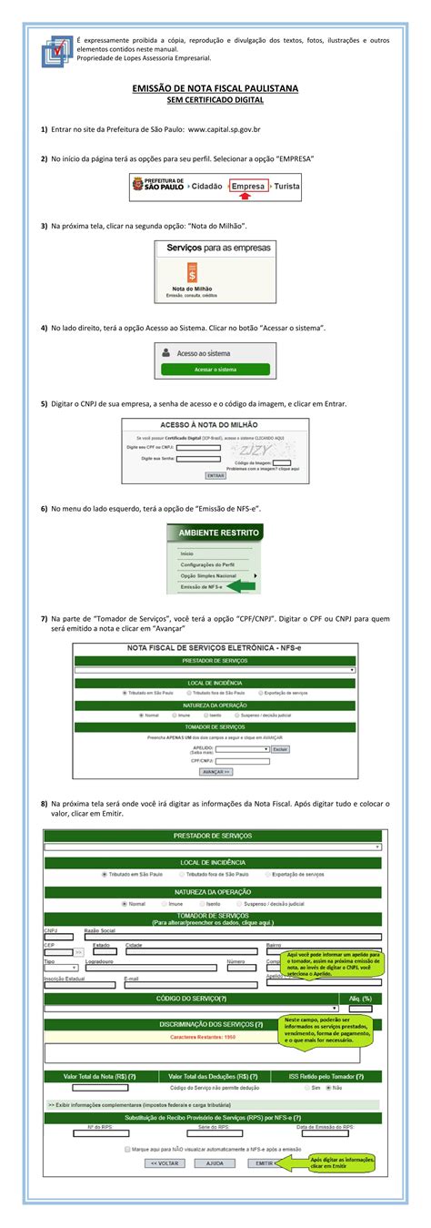 pmsp emissão nota fiscal.